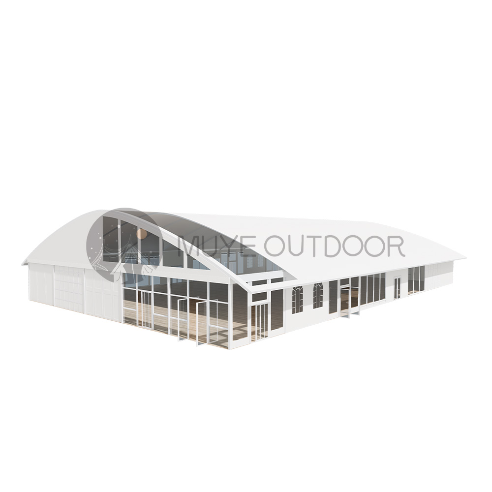 Arched modular tent